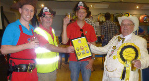 Certificate presented to Jonathan Hellem, Jim Storey and Dan Franklin